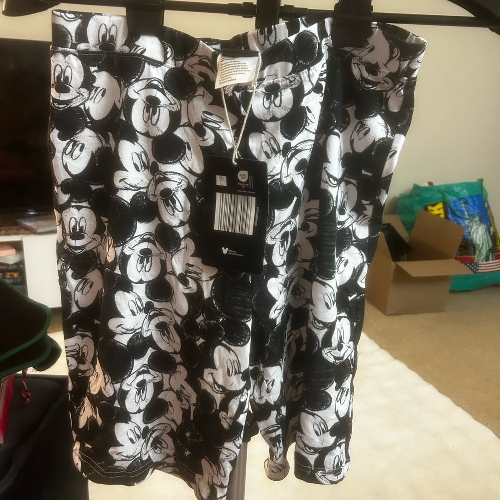 Pick 5 Mickey Mouse Black and White Shorts
